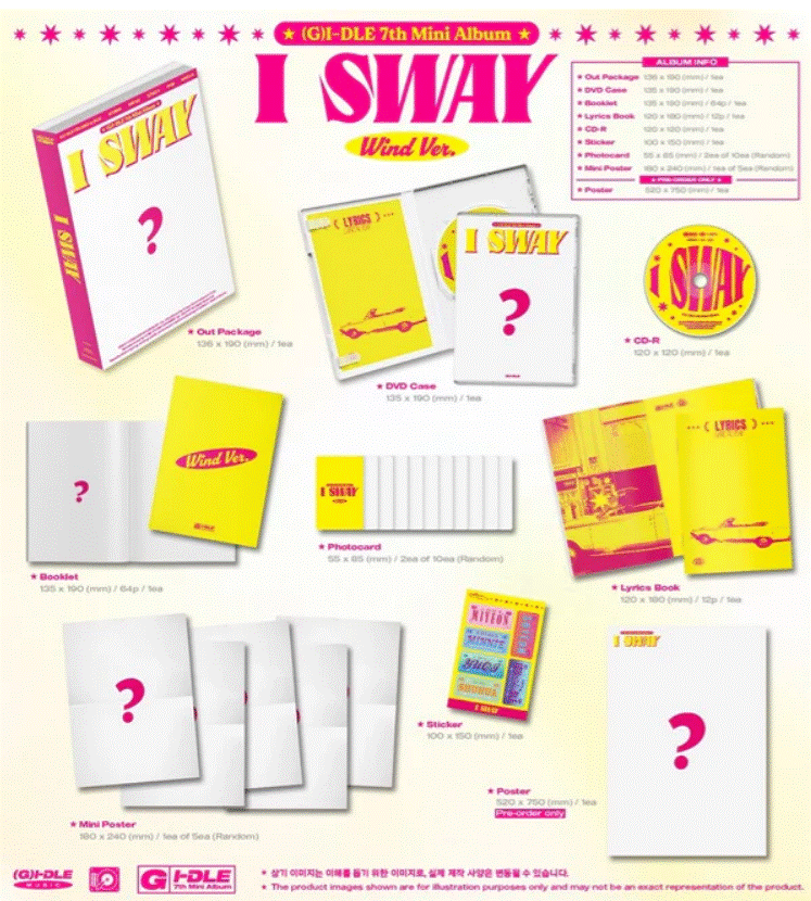 i-dle - I SWAY - 7th Mini Album (Photobook Ver.)