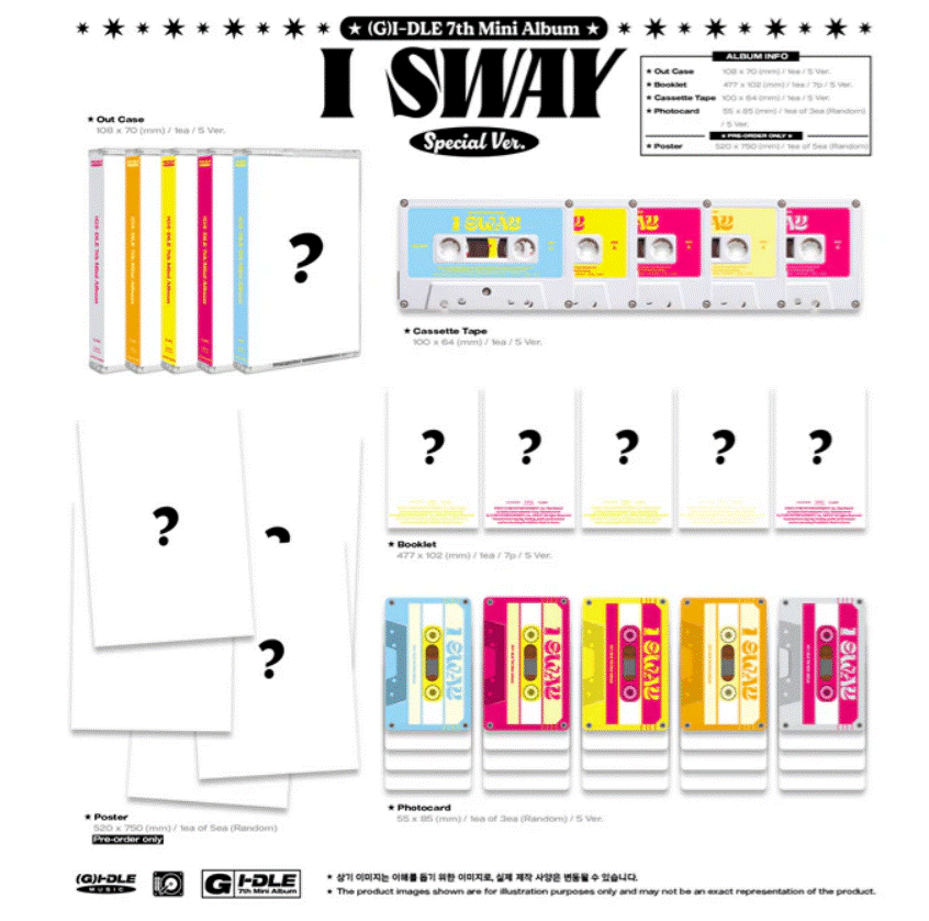 i-dle - I SWAY - 7th Mini Album (Special Ver.)