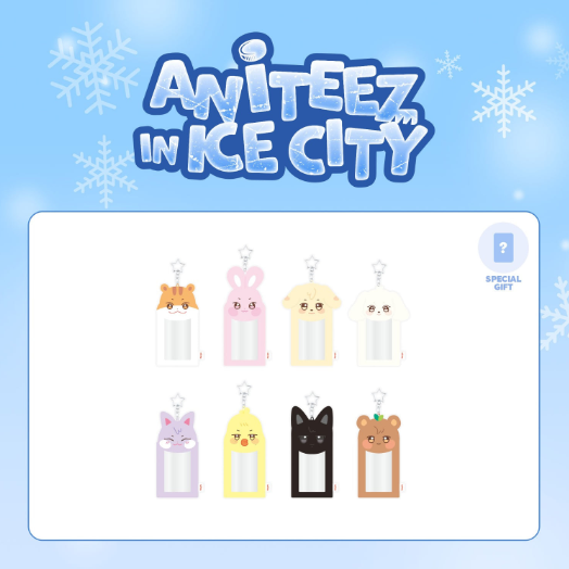 ANITEEZ in Ice City (ATEEZ) - Photocard Holder Keyring