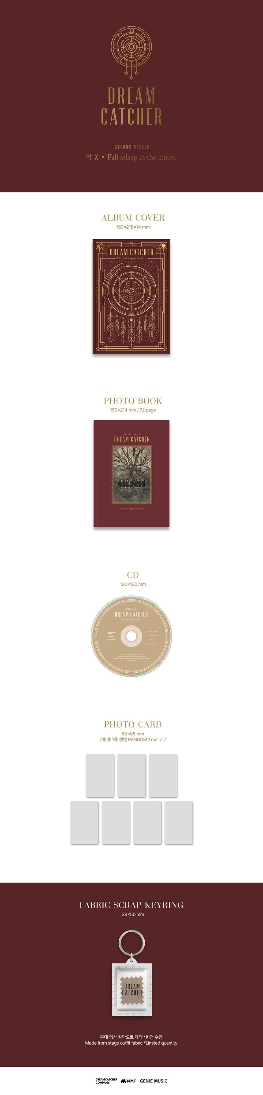 Dreamcatcher - Fall asleep in the mirror - 2nd Single Album