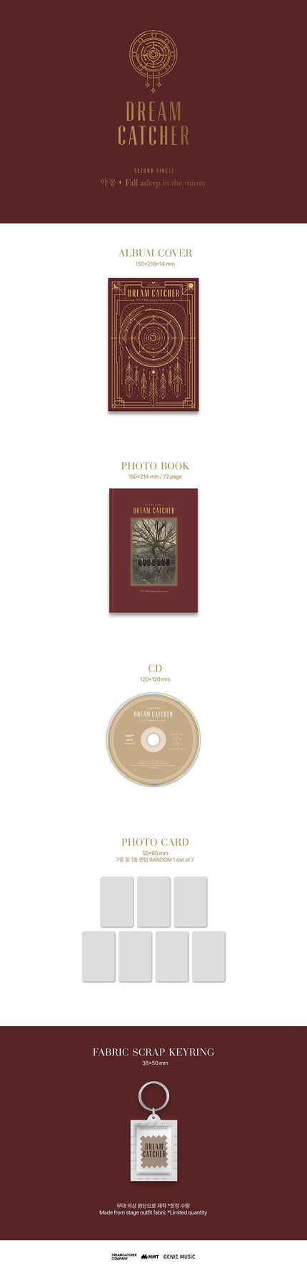 Dreamcatcher - Fall asleep in the mirror - 2nd Single Album
