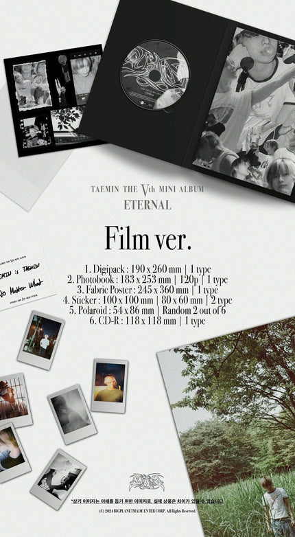 TAEMIN (SHINee) - ETERNAL - 5th Mini Album (Film ver.)