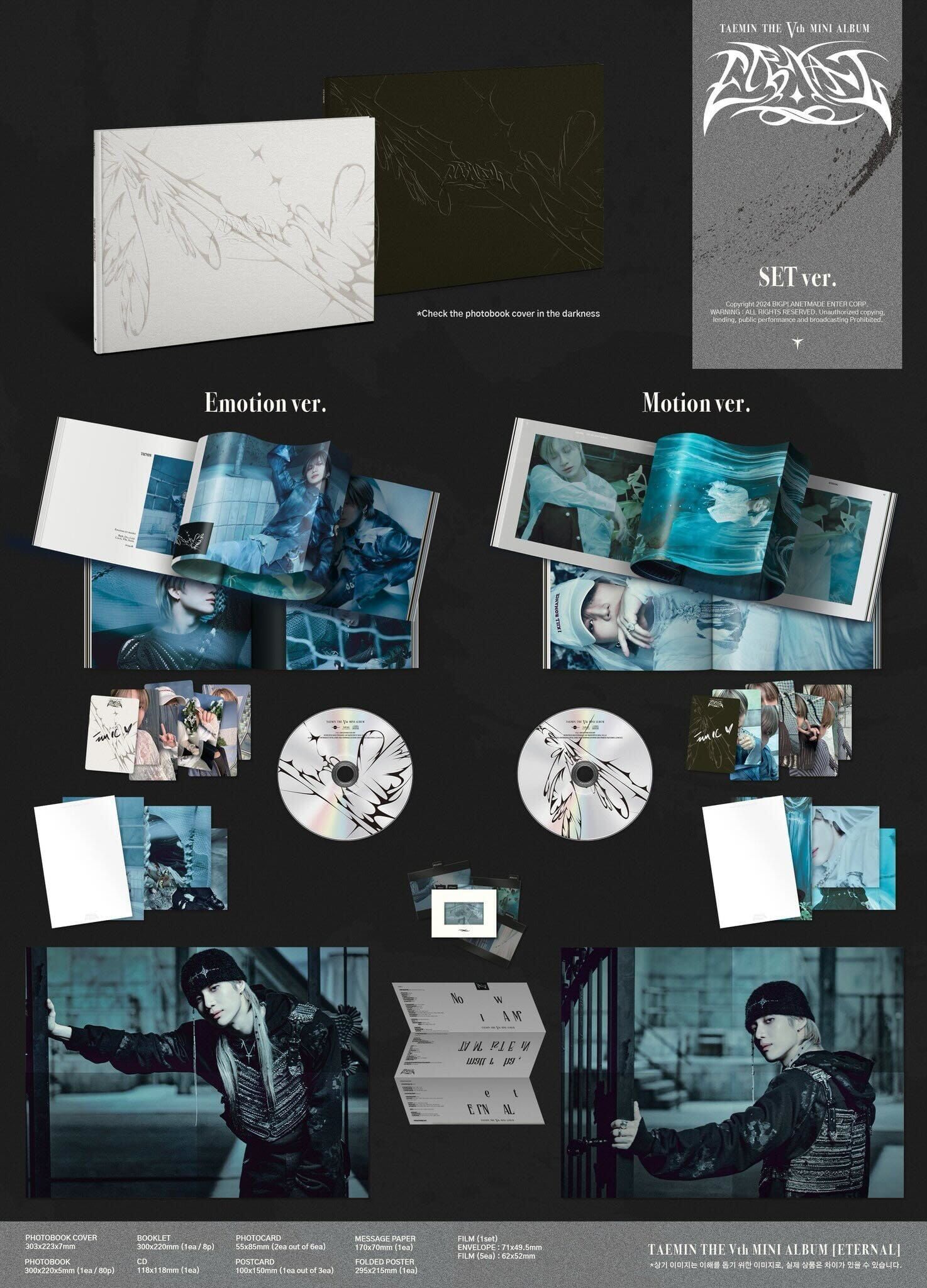 TAEMIN (SHINee) - ETERNAL - 5th Mini Album (Photobook Ver.)