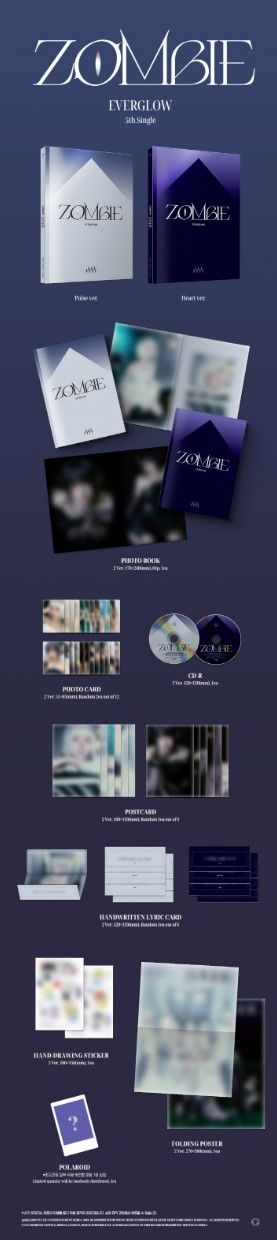 EVERGLOW - ZOMBIE - 5th Single Album