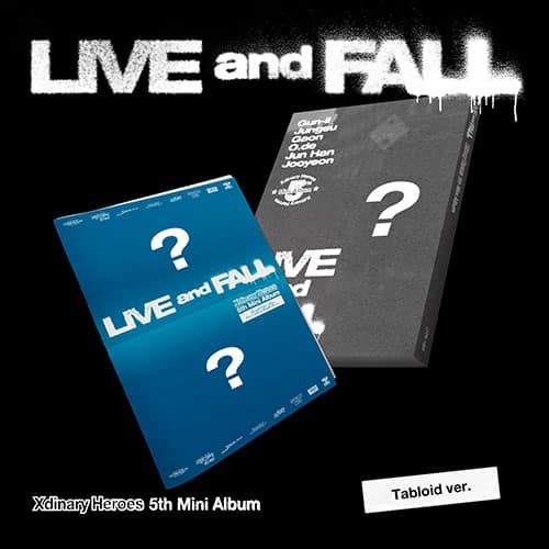 Xdinary Heroes - LIVE and FALL - 5th Mini Album (Tabloid Ver.)