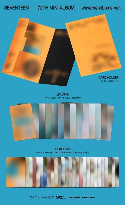 SEVENTEEN - SPILL THE FEELS - 12th Mini Album (Weverse Albums Ver.)