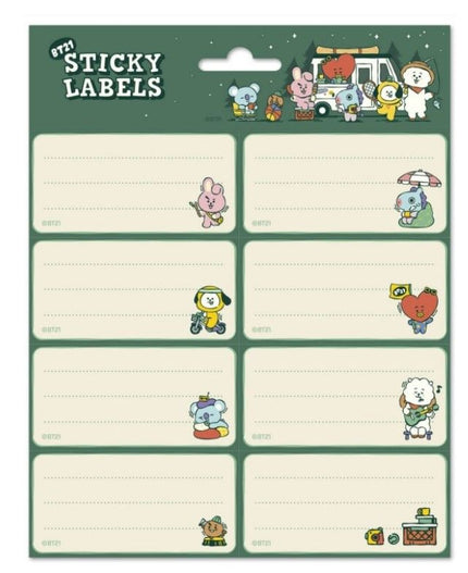 BT21 Haftetiketten 