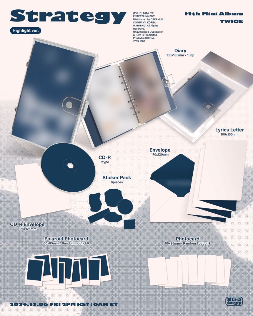 TWICE - Strategy - 14th Mini Album (Highlight Ver.)