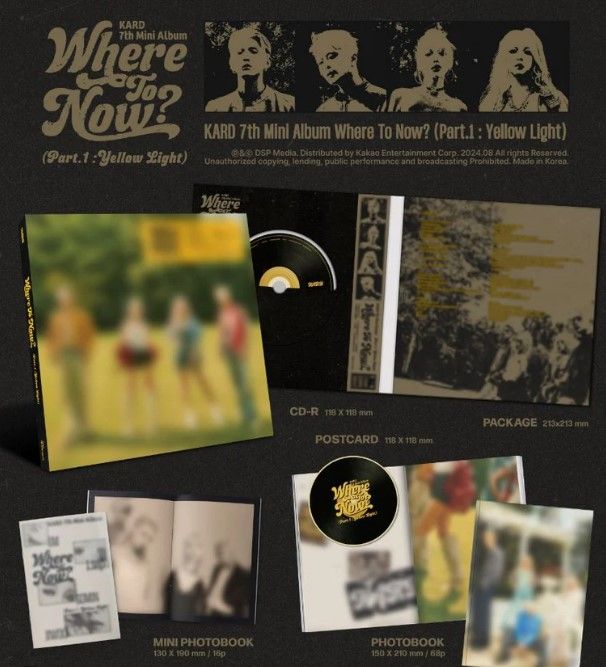 KARD - Where To Now? (Part.1 : Yellow Light) - 7th Mini Album