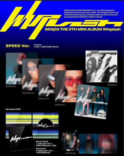 aespa - Whiplash - 5th Mini Album (SPEED Ver.)