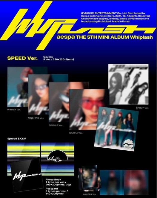 aespa - Whiplash - 5th Mini Album (SPEED Ver.)