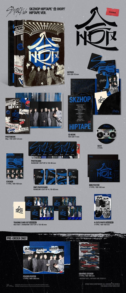 Stray Kids - SKZHOP HIPTAPE 合 (HOP) (HIPTAPE Ver. / LIMITED Ver.)