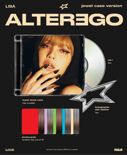 LISA (BLACKPINK) - ALTER EGO (Jewel Case Ver.)