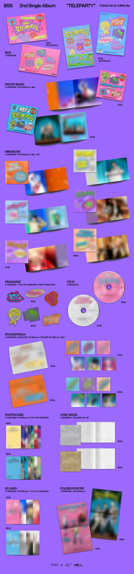BSS (SEVENTEEN) - TELEPARTY - 2nd Single Album