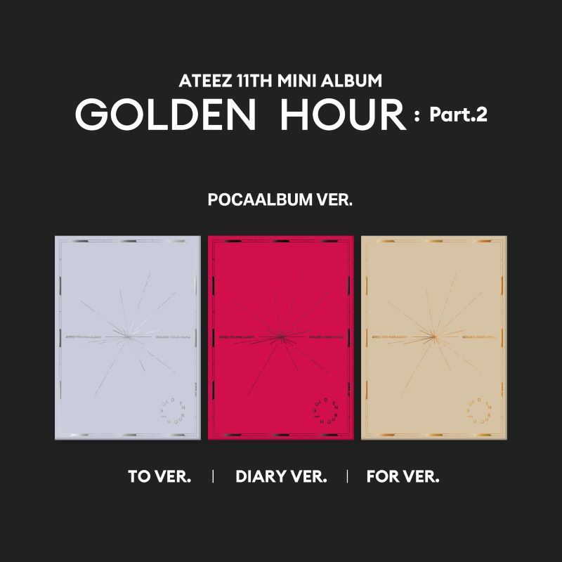ATEEZ - GOLDEN HOUR : Part.2 - 11th Mini Album (POCA Album)