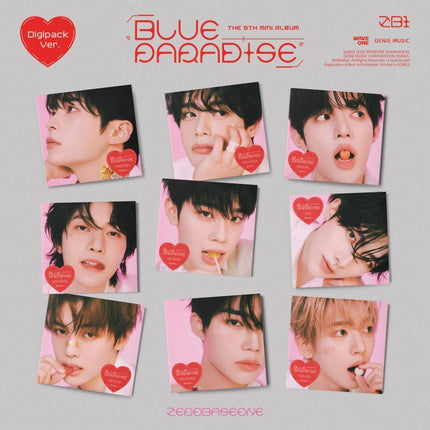 ZEROBASEONE - BLUE PARADISE - 5th Mini Album (Digipack Ver.)
