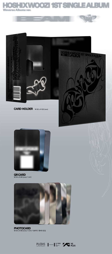 HOSHI X WOOZI (SEVENTEEN) - BEAM - 1st Single Album (Weverse Albums Ver.)
