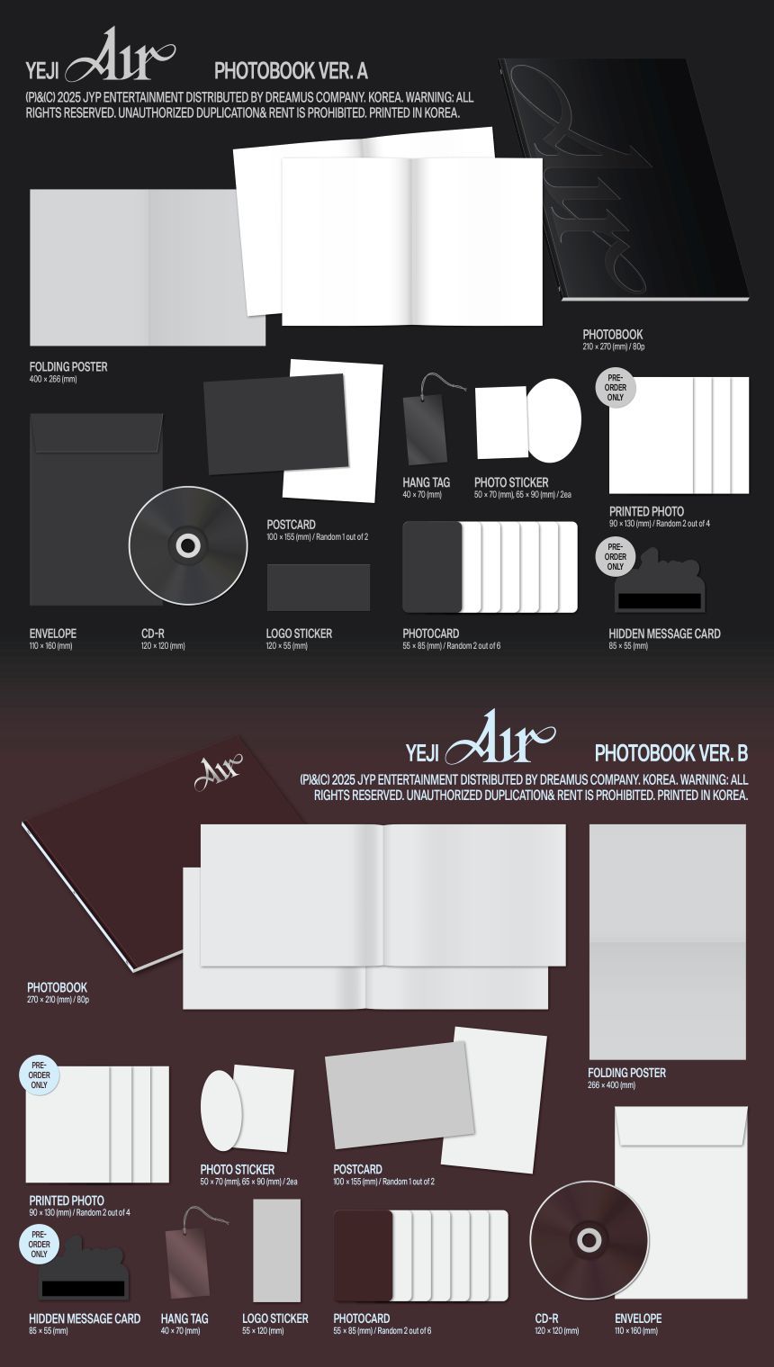 YEJI (ITZY) - Air - Album (Photobook Ver.)