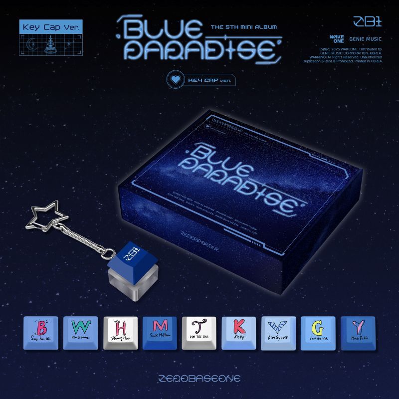 ZEROBASEONE - BLUE PARADISE - 5th Mini Album (Keycap Ver.)