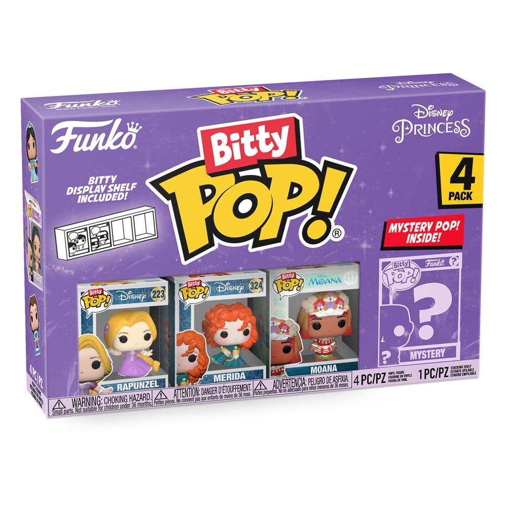 Bitty POP! Wearables Rapunzel 4er-Pack Keychain 2,5 cm