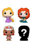 Bitty POP! Wearables Rapunzel 4er-Pack Keychain 2,5 cm