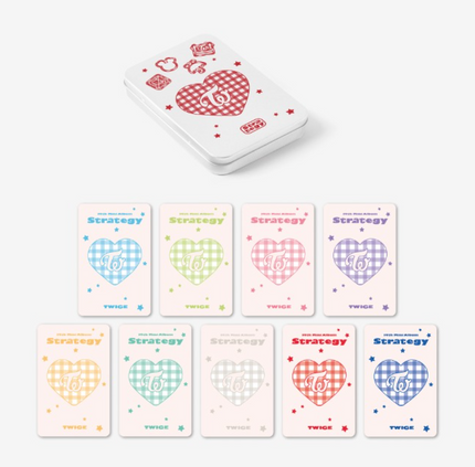 TWICE - TINCASE PHOTOCARD SET (TWICE STRATEGY POP-UP In SEOUL)