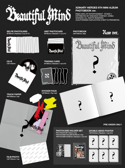 Xdinary Heroes - Beautiful Mind - 6th Mini Album (Photobook Ver.)