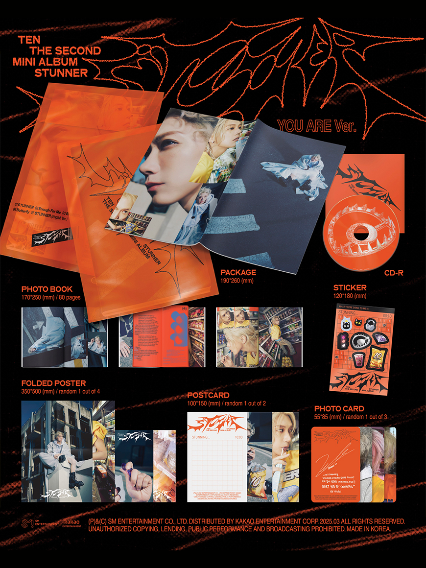 TEN (NCT) - STUNNER - 2nd Mini Album (Pack Book Ver.)