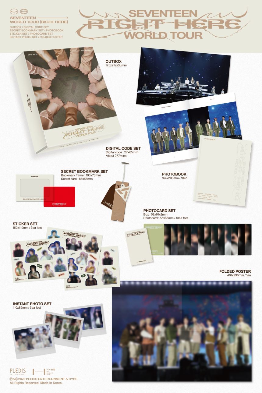 SEVENTEEN - SEVENTEEN WORLD TOUR [RIGHT HERE] (Digital Code)