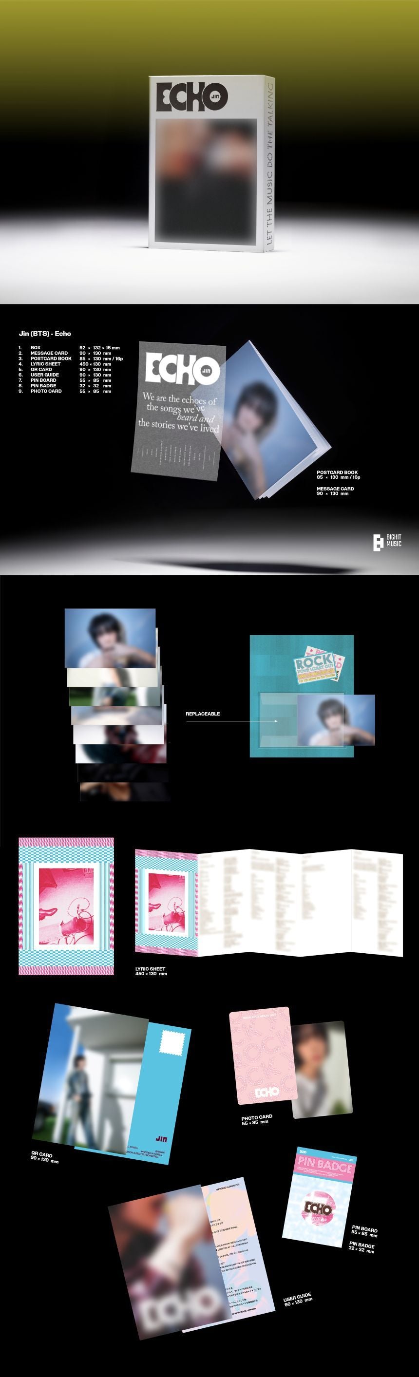Jin (BTS) - ECHO - 2nd Mini Album (Weverse Albums Ver.)