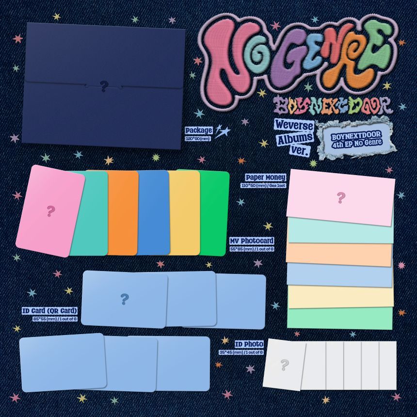 BOYNEXTDOOR - No Genre - 4th EP Album (Weverse Albums Ver.)