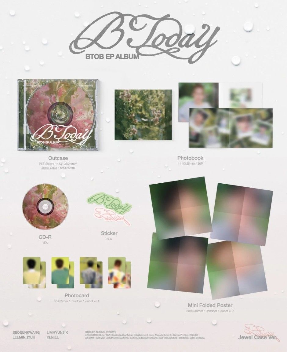 BTOB - BTODAY - EP Album (Jewel Case Ver.)