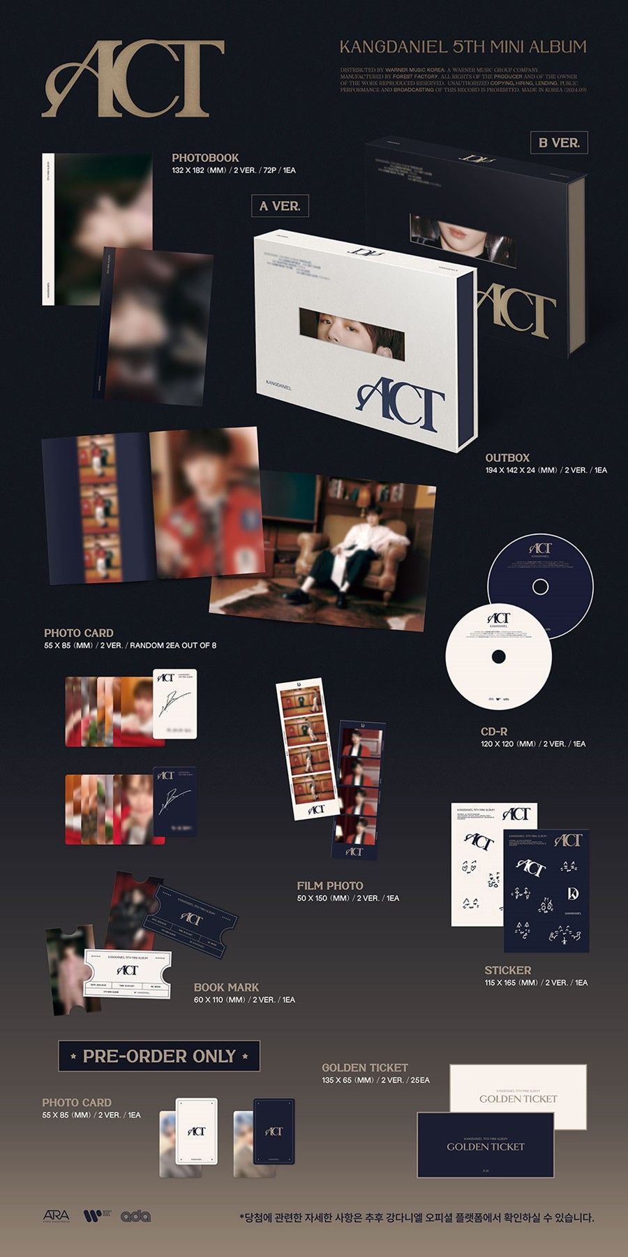 KANGDANIEL - ACT - 5th Mini Album
