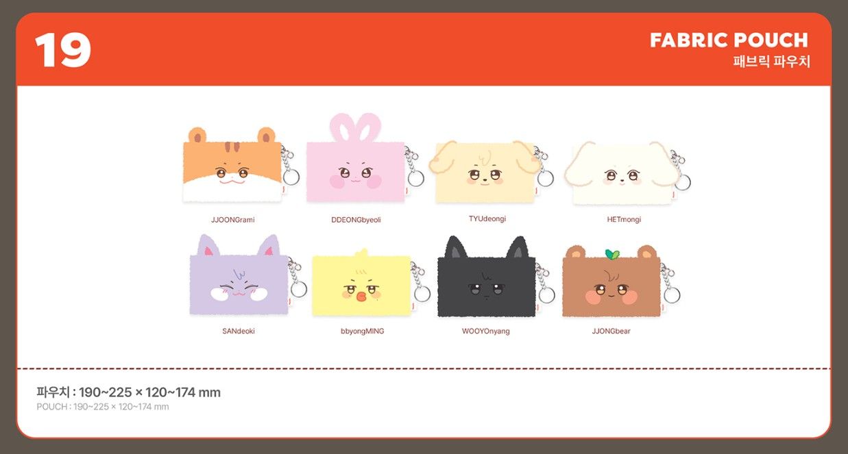 ANITEEZ in Treasure (ATEEZ) - Fabric Pouch