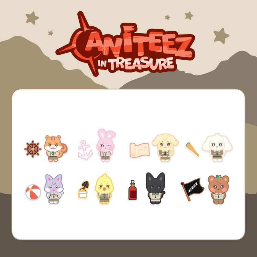 ANITEEZ in Treasure (ATEEZ) - Stitch Wappen Set