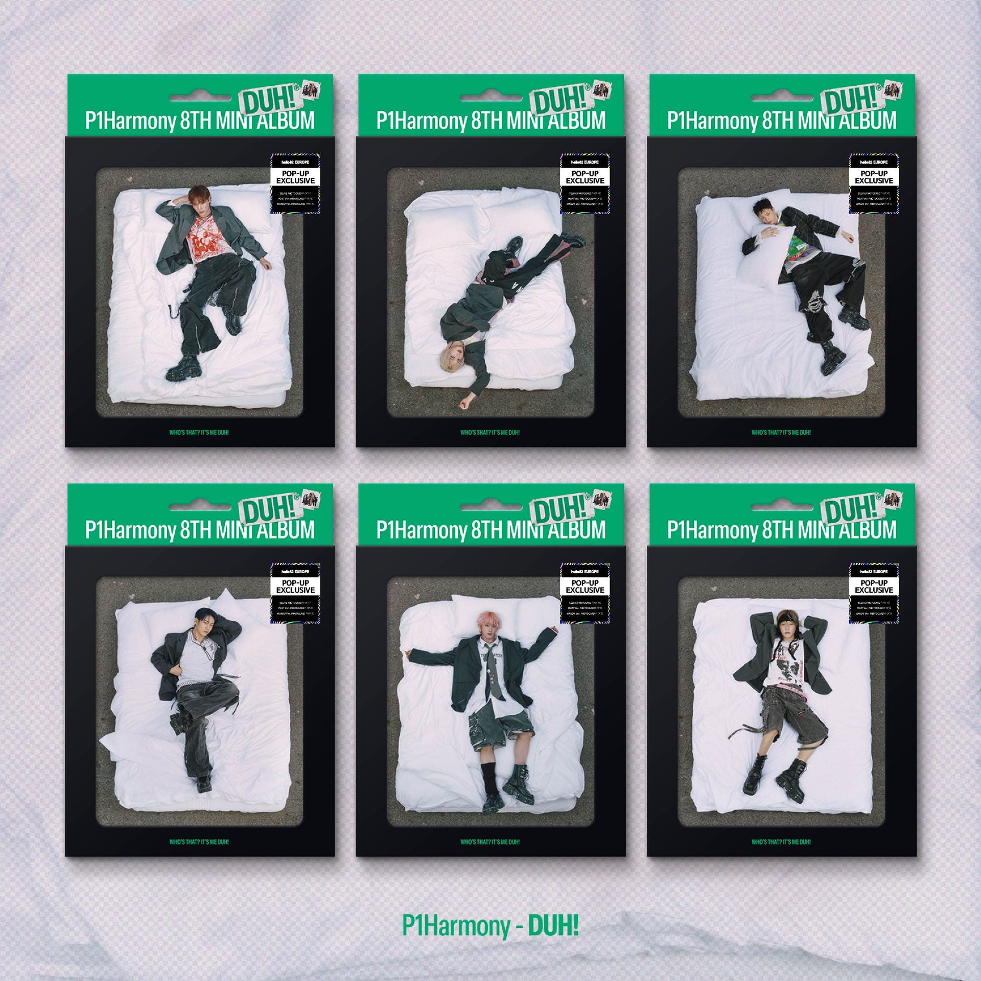 P1Harmony - DUH! - Europe POP-UP Exclusive - 8th Mini Album (H Ver.)