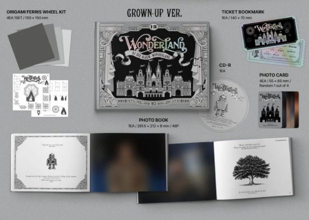 B.I - WONDERLAND - 3rd Album (Fairytale Book Ver.)