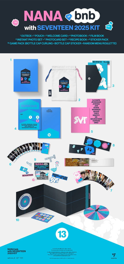 SEVENTEEN - NANA bnb with SEVENTEEN 2025 KIT