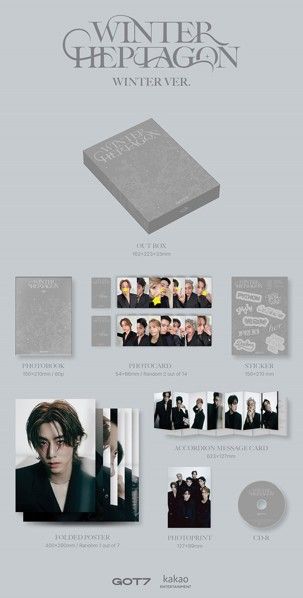 GOT7 - WINTER HEPTAGON - Mini Album