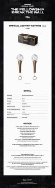 ATEEZ - Lightiny Lightstick Keyring