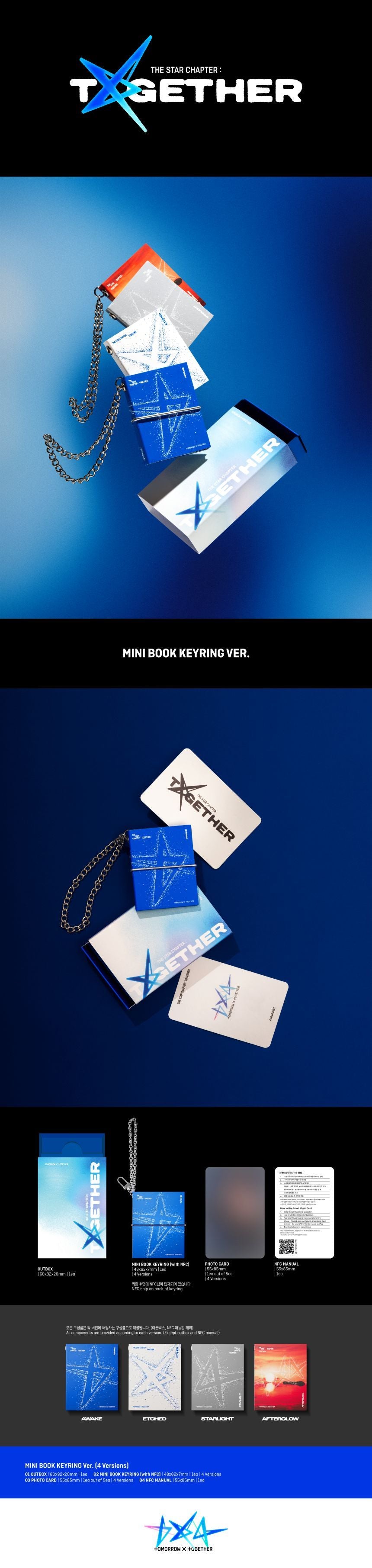 TXT - THE STAR CHAPTER : TOGETHER (Mini Book Keyring Ver.)