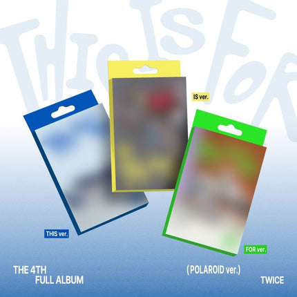 TWICE - THIS IS FOR - 4th Album (POLAROID Ver.)