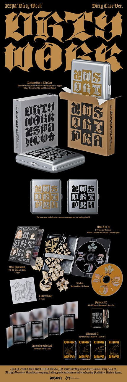 aespa - Dirty Work - Single Album (Dirty Case Ver.)