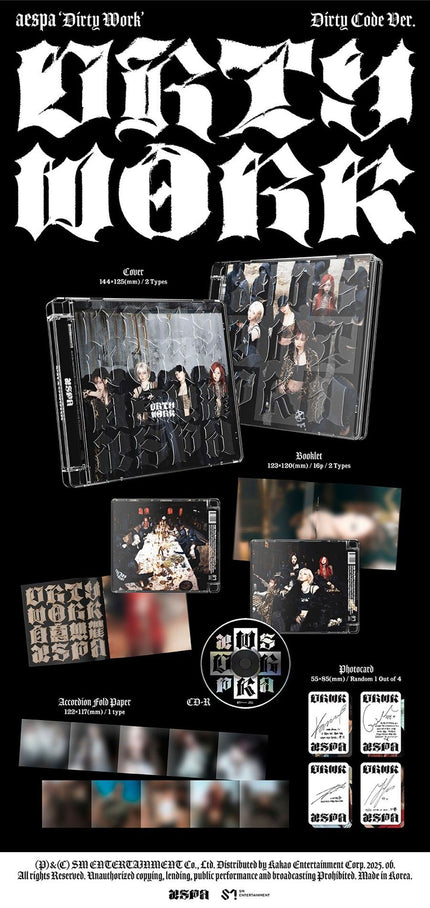 aespa - Dirty Work - Single Album (Dirty Code Ver.)