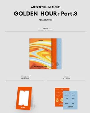 ATEEZ - GOLDEN HOUR : Part.3 - 12th Mini Album (POCA Album)