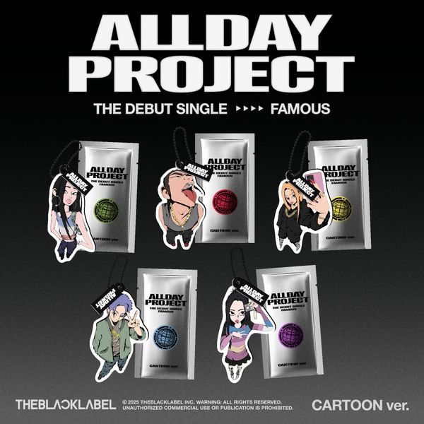 ALLDAY PROJECT - FAMOUS - Debut Single Album (Cartoon Ver.)