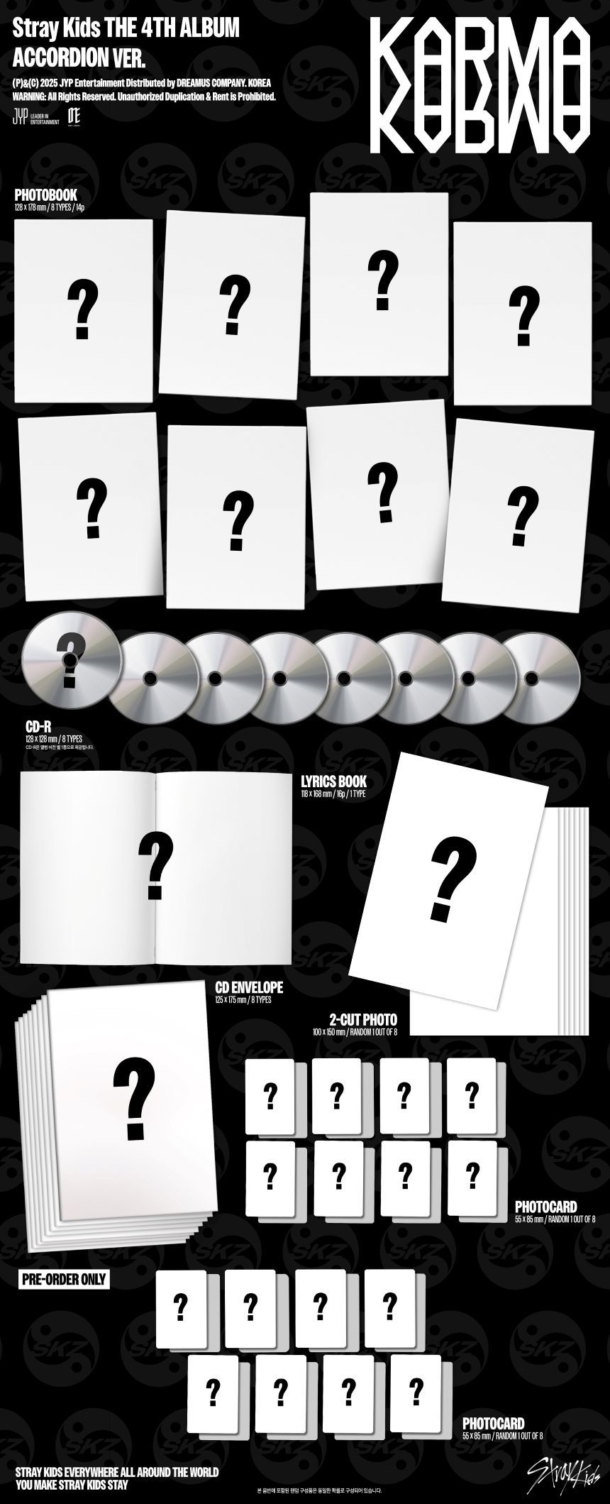 Stray Kids - KARMA - 4th Full Album (Accordion Ver.)