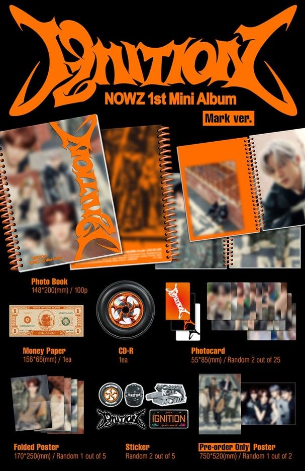 NOWZ - IGNITION - 1st Mini Album