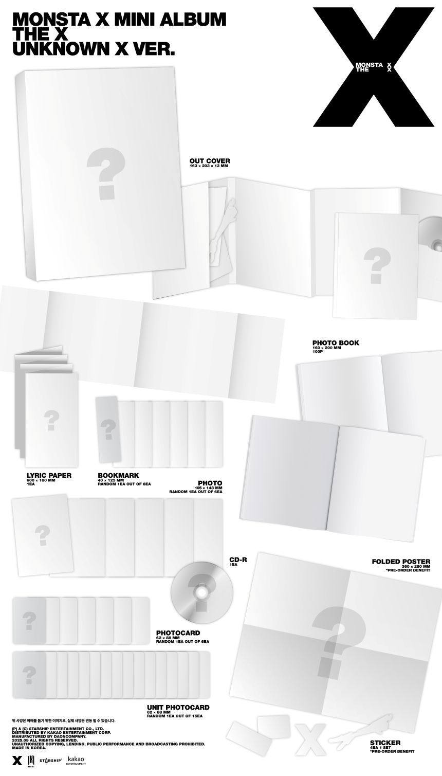 MONSTA X - THE X - 13th Mini Album