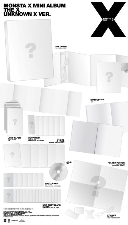MONSTA X - THE X - 13th Mini Album